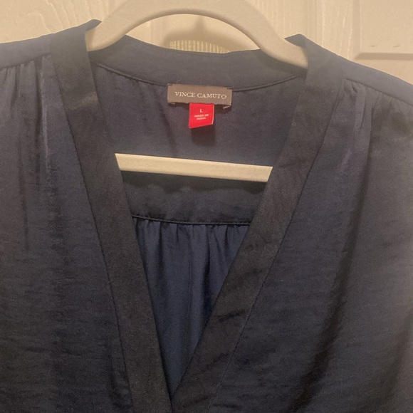 Vince Camuto Sleeveless V Neck Blouse - Picture 3 of 3